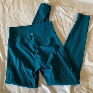 lululemon petrol blue align leggings